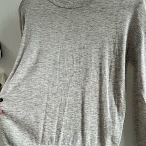 Vince Light Gray Wool Blend Sweater